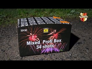 Mixed Profi Box - Pyrostar 34sh Waaier Vuurwerk