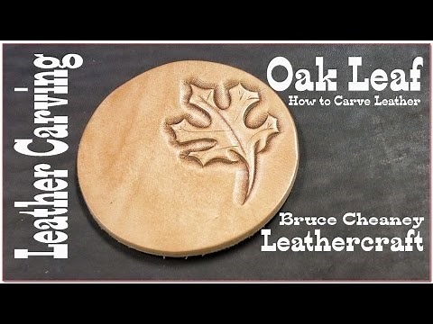 Leather Craft - Leather tooling for beginners - Leathercraft Tutorial