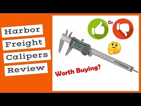 Harbor Freight Digital Caliper Review - Pittsburgh 6 inch Caliper