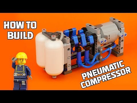 How To Build A Working LEGO Pnuematic Air Compressor