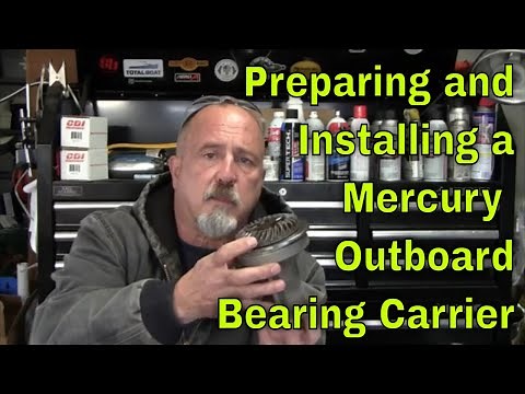 How To Rebuild and Install a Mercury Optimax Outboard Bearing Carrier
