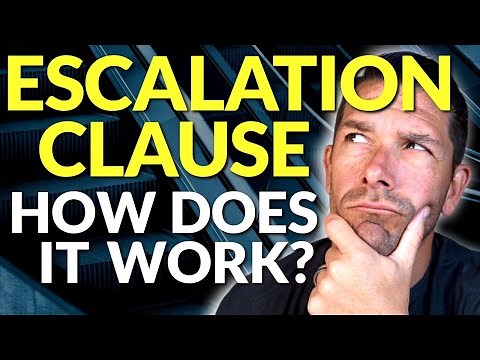 How to use an ESCALATION CLAUSE when Buying a House - What is an escalation clause