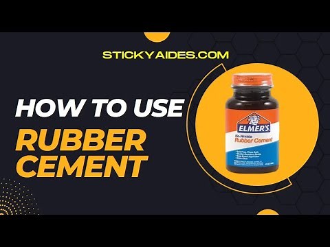 How To Use Rubber Cement