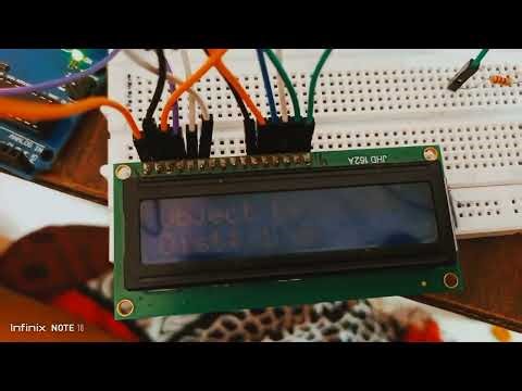 Arduino Ultrasonic Object Detection with LCD & Potentiometer Brightness Control | Complete guide