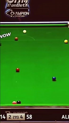 Unbelievable Snooker Trick Shot – Perfect Accuracy!"#TrickShot#CueControl