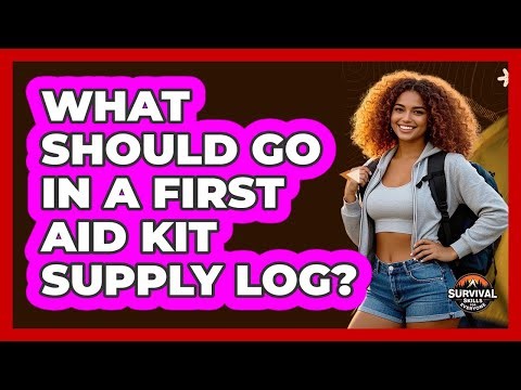 What Should Go in a First Aid Kit Supply Log?