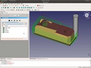 freecad pre 0.19 , path simulation