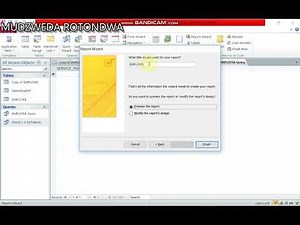 HOW TO CREATE A REPORT WIZARD ON MICROSOFT ACCESS 2010
