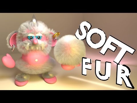Soft Fluffy Fur Procedural Material in Blender 4.5 (Easy Tutorial)