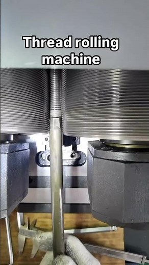 Thread rolling machine #knurling #cnc #machine#screws#factory#foryou