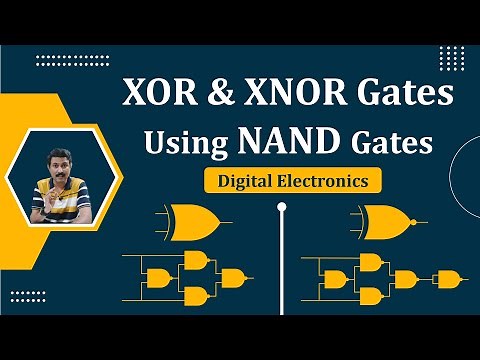 how to make XOR gate using NAND gate | How to make XNOR gate using NAND gate | Digital Electronics
