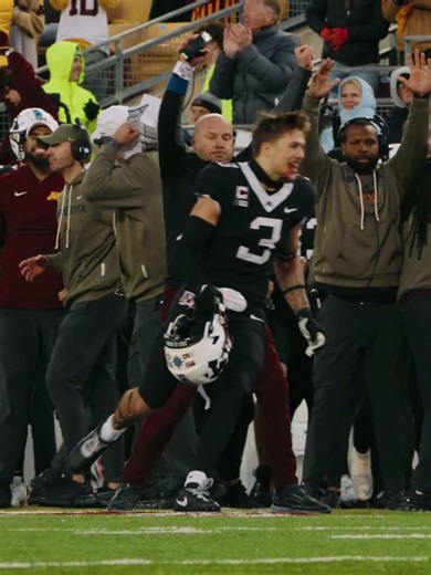 Gopher Football Celebrates OT Win Over Michigan State