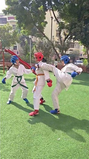 “A fearless girl takes flight with discipline — Let’s fly with Khanna Dojo.#karate#khannadojo#india