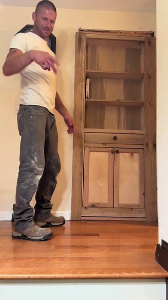 Check Out This Hidden Door Bookshelf Reveal!