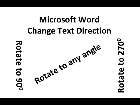 2 Quick Ways to Rotate or Adjust Text in Microsoft Word