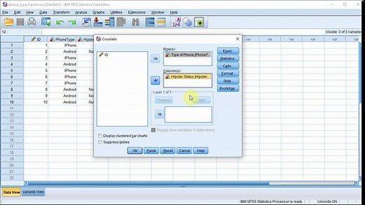 How To Do Fisher Exact Test in SPSS - Quick SPSS Tutorial