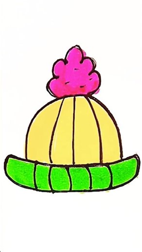 Cap 🧢 Easy kids cartoon#cap #trending #viral #drawing #youtubeshorts #kids #ytshorts