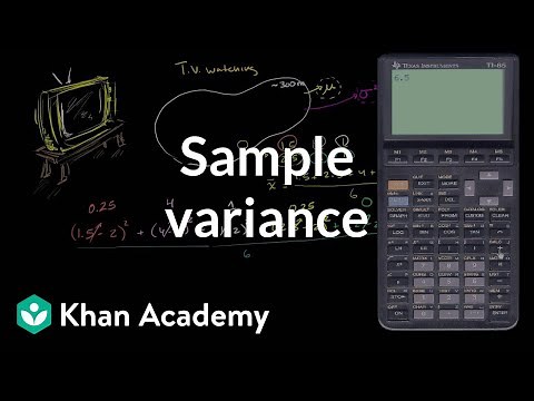 Sample variance | Descriptive statistics | Probability and Statistics | Khan Academy
