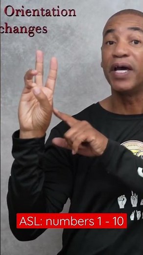 ASL: Numbers 1 - 10