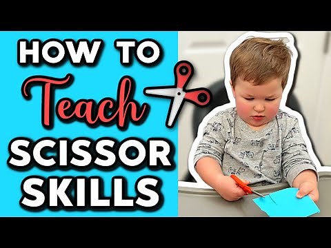 TEACH YOUR CHILD TO USE SCISSORS STEP BY STEP! + Scissor Skills Tips & Tricks