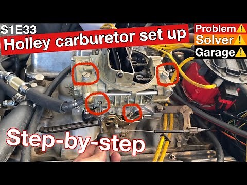 Holley 1850 carburetor set up. Holley 1850 carb setting. How to set a Holley carb, step by step￼