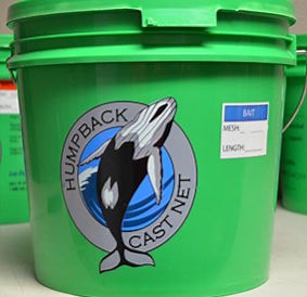 Humpback Bait Cast Net  ( 3/8" Sq. Mesh)