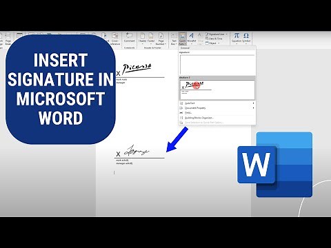 How to Insert Signature in Microsoft Word - Easy