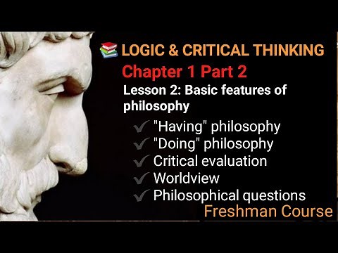 LOGIC AND CRITICAL THINKING | Chapter 1 Part 2
