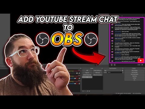 How To Show Your Youtube Live Stream Chat on OBS Studio!