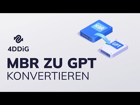 MBR zu GPT konvertieren für Win 11 (Ohne Datenverlust!) | 4DDiG Partition Manager