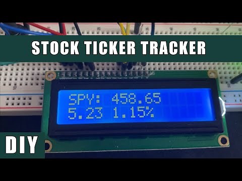How to Build a Stock Price Ticker Display with an Arduino