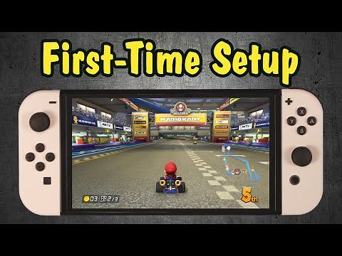 How to Set Up A Nintendo Switch (First-Time Process After Buying OLED, Including Hooking Up to TV)