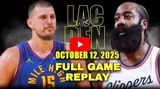 83K views · 1.2K reactions |   LIVE  | 2025 NBA PRESEASON GAMES | October 14, 2025 | ⛹ DENVER Nuggets vs Los Angeles Clippers #NBA #LAKERS #WARRIORS #CURRY #LEBRON #CLIPPERS #NUGGETS New Page : https://www.facebook.com/profile.php?id=61567889466267 Donation naman mga boss pantulong lang sa group. Thanks GCA$H : 09163270497 Telegram - t.me/nbafullreplayhd | Basketball Fans Request Match | Facebook