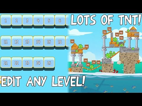 How to make CUSTOM LEVELS for Angry Birds Seasons! (v2.4.1)
