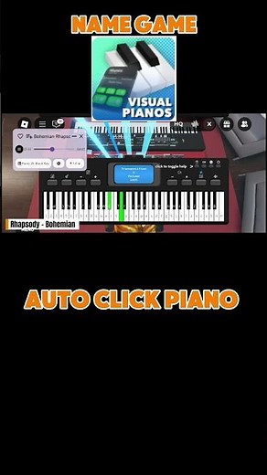 Auto Play Piano 《Rhapsody Bohemian - Queen》on Roblox Tool Dodo Music App Android Google Play