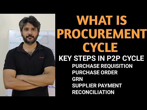 Procurement Cycle | Procure to Pay Cycle | P2P Cycle