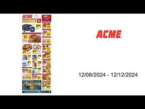Acme Weekly Ad - 12/06/2024 - 12/12/2024