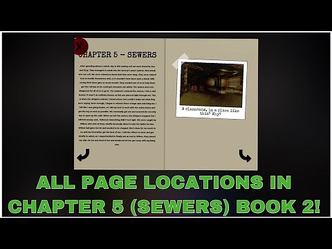 ALL PAGE LOCATIONS IN CHAPTER 5 *SEWERS* BOOK 2! (ROBLOX PIGGY)