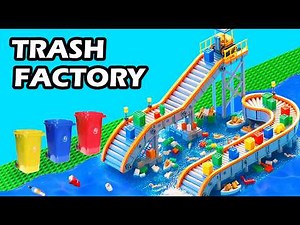 Building Trash Factory to Cleaning Water - LEGO Technic Machine
