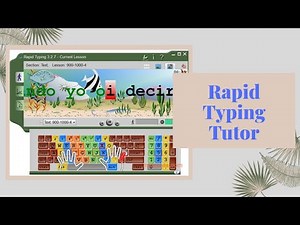 Improve your Typing using the Best Typing Software-Rapid Typing Tutor..!!!
