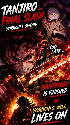 “The moment Tanjiro ended Hantengu 🔥”