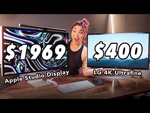 Apple Studio Display vs LG 4K! MONITOR BATTLE 🔥