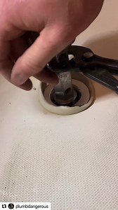 The RIDGID Internal Wrench can save you in a pinch! @plumbdangerous needed to remove this broken tub drain and this tool was the perfect solution. 👌 #RIDGID #RIDGIDTools #RIDGIDForTheWin | RIDGID Tools