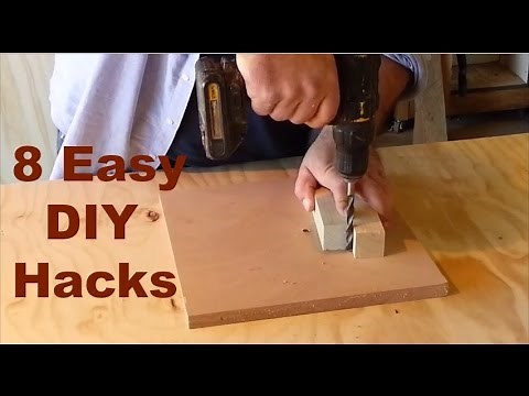 DIY Hacks - 8 money saving handyman and woodworking hacks
