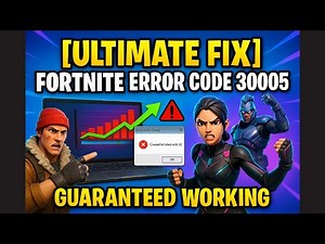 [ULTIMATE FIX] Fortnite Error Code 30005 | Easy Anti-Cheat CreateFile Failed | Guaranteed Working