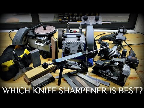 SO WHICH KNIFE SHARPENER IS THE BEST ? - Work Sharp , Tormek , Edge Pro , Wet Stones - HD Video