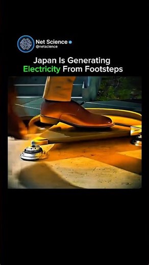 Japan Generates Electricity from Footsteps