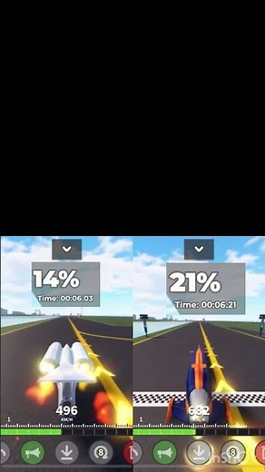 Thrust SSC Vs Bloodhound SSC drag race