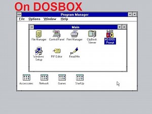 How to install Windows 3.11 on Dosbox