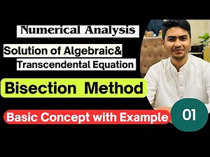 Bisection Method|Numerical Analysis||Lecture :-01||Honours 3rd Year